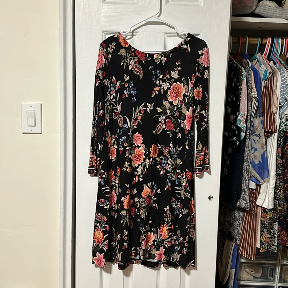 Floral cotton loft dress